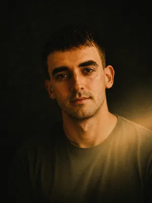 Portrait of Momcilo Mrkaic
